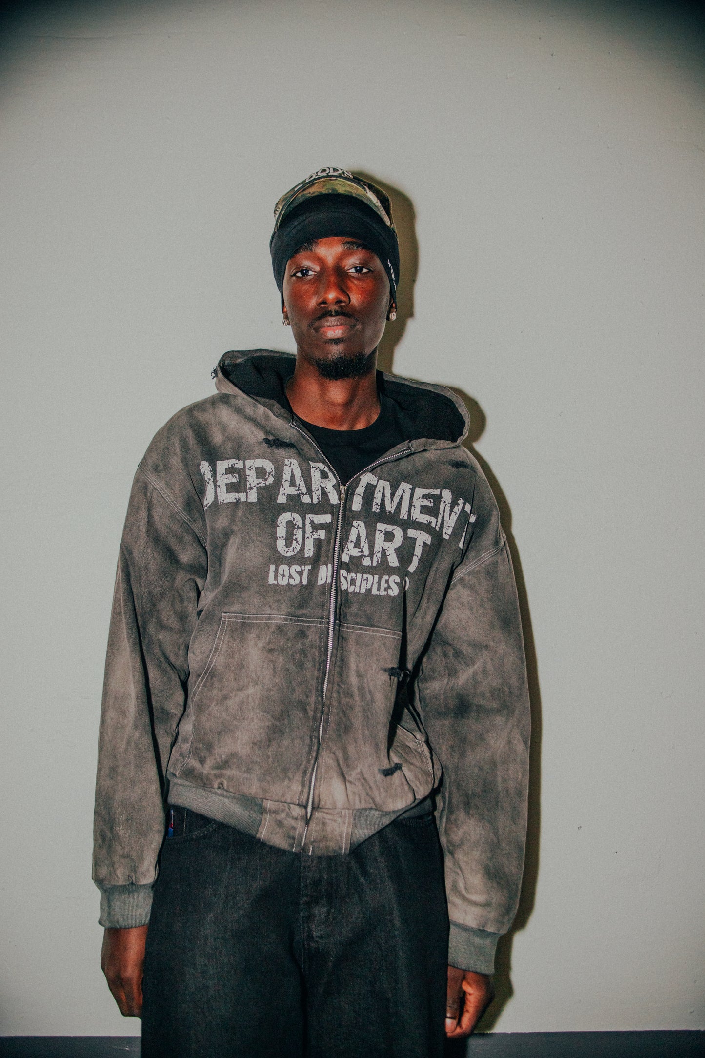 Ash Grey Zip-Up