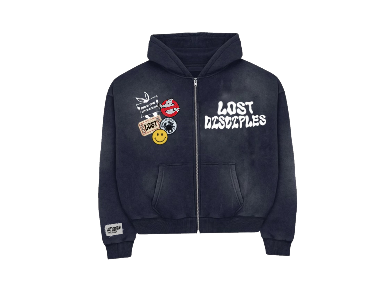 Patch Work  Zip-up