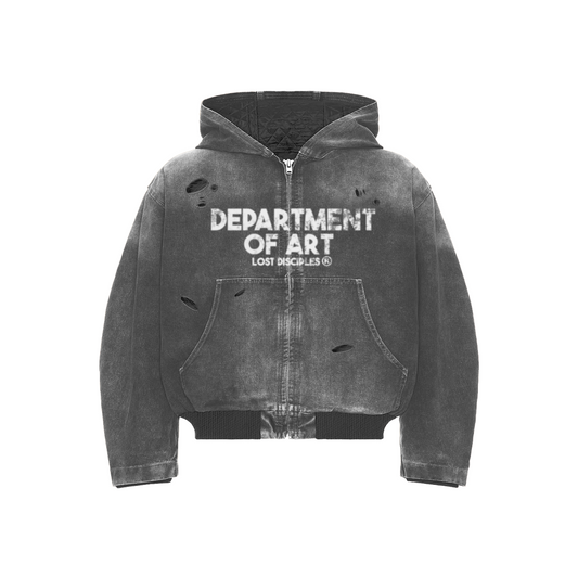 Ash Grey Zip-Up